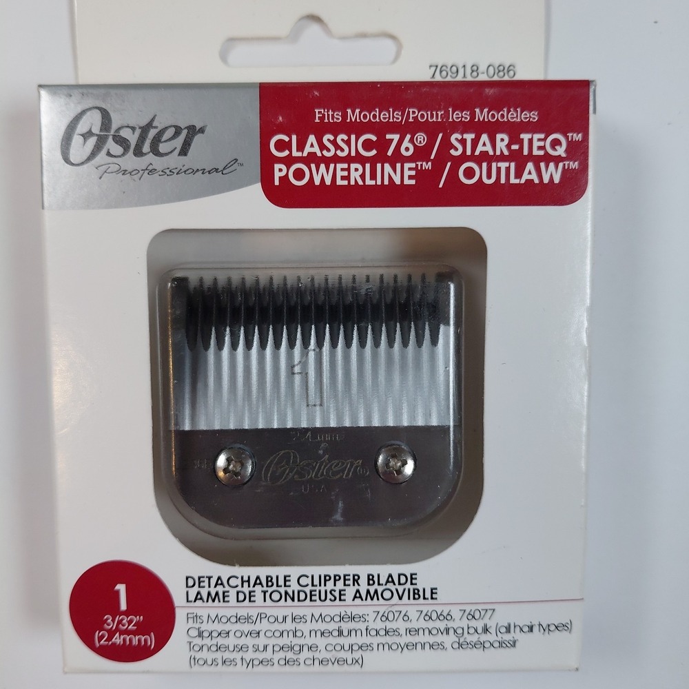 Oster Classic Star-Teq Powerline  Hair Clipper Blade 76918-086 3/32" - 2.4mm #1